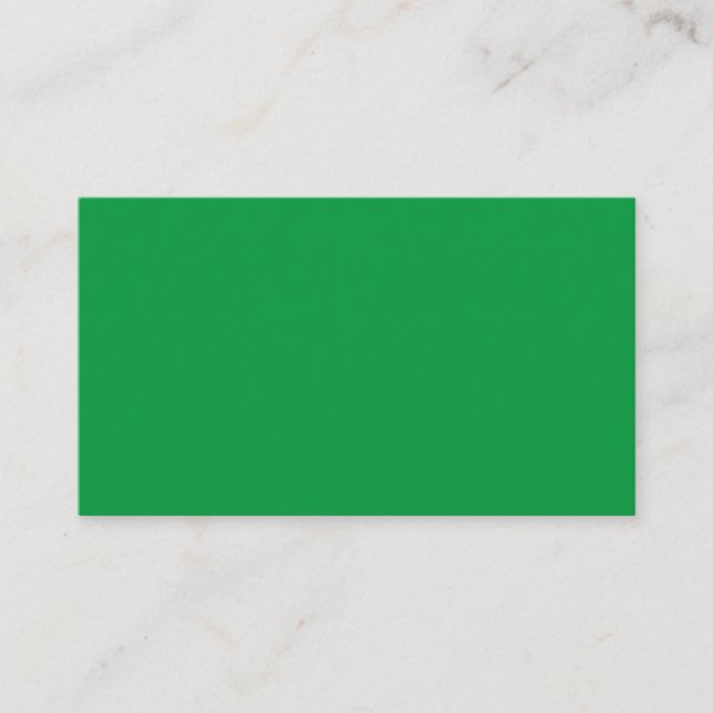Kelly Green #06983E, Algae Appointment Card (Front)
