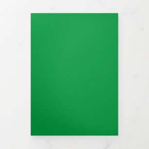 Kelly Green #06983E, Algae Tri-Fold Holiday Card