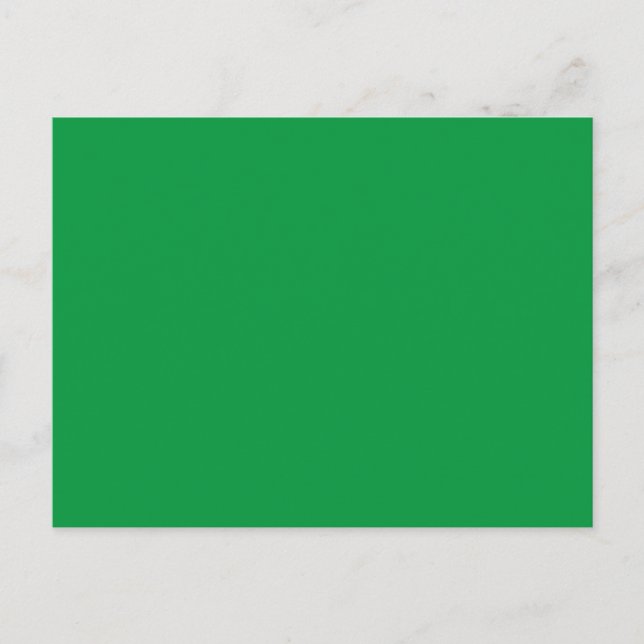 Kelly Green #06983E Menus (Front)