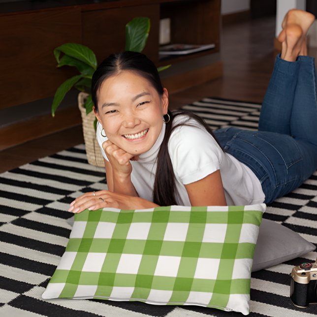 Kelly Green Chequered Pillow Case (Creator Uploaded)