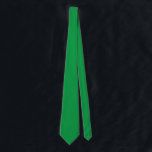 Kelly Green Custom Colour Bright St Patrick's Day Tie<br><div class="desc">Designed with solid kelly green background,  you may change the background colour as you like!</div>