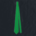 Kelly Green Custom Colour Bright St Patrick's Day Tie<br><div class="desc">Designed with solid kelly green background,  you may change the background colour as you like!</div>