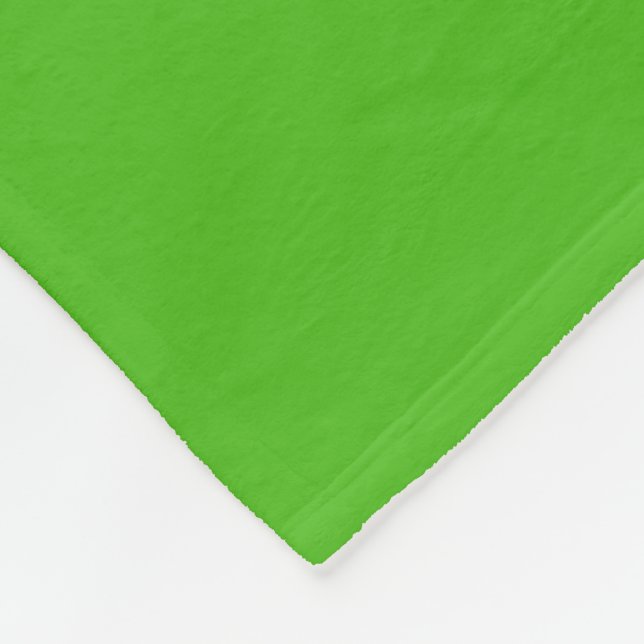 Kelly Green Fleece Blanket (Corner)
