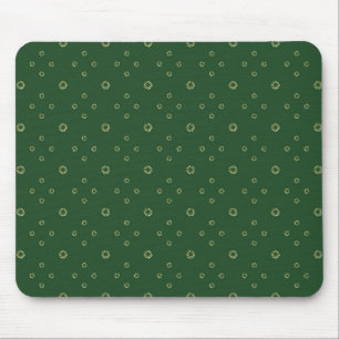 Kelly Green   Golden Zinnia Sun Mouse Pad