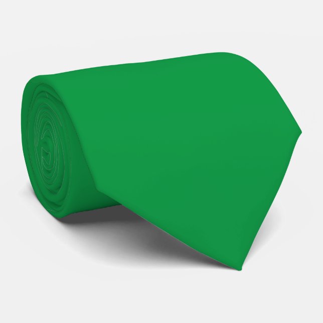 Kelly Green / Necktie  (Rolled)