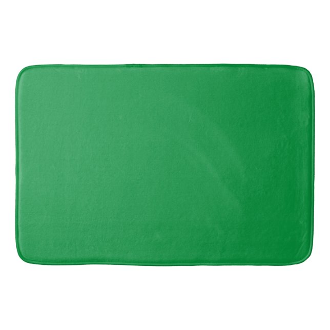 Kelly Green : Solid Colour Bath Mat (Front)