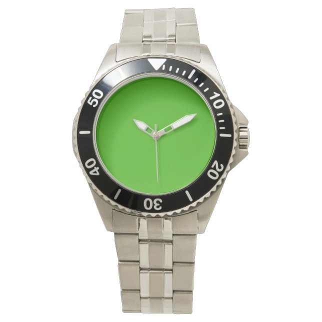 Kelly Green Solid Colour Watch (Front)
