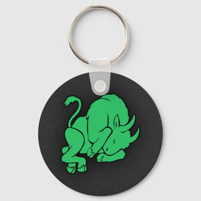 Kelly Green Taurus Key Ring (Front)