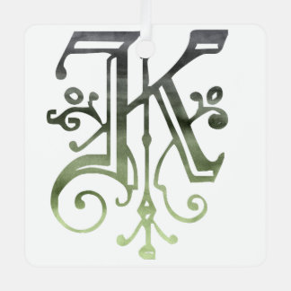 KELLY -K- leafy slate Metal Tree Decoration