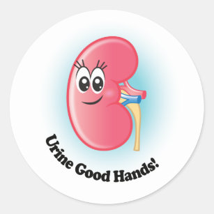 Kelly Kidney "Urine Good Hands" Stickers