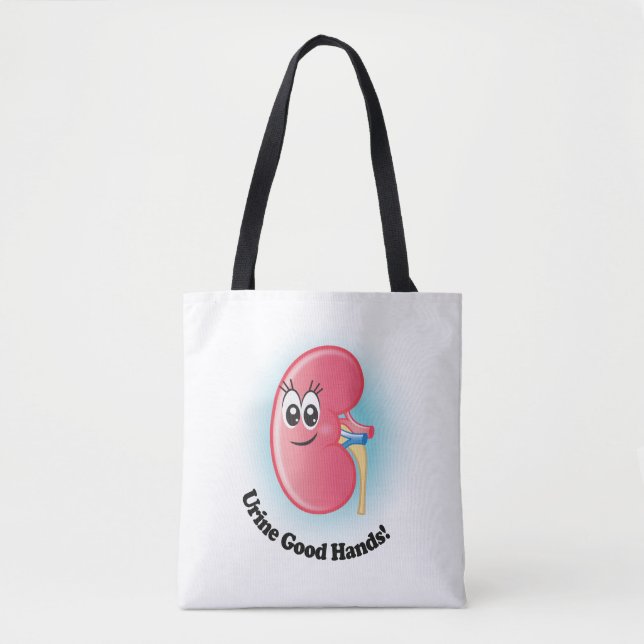 Kelly Kidney "Urine Good Hands" Tote Bag (Front)