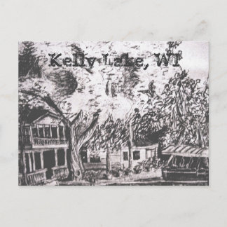 Kelly Lake Cabin Postcard