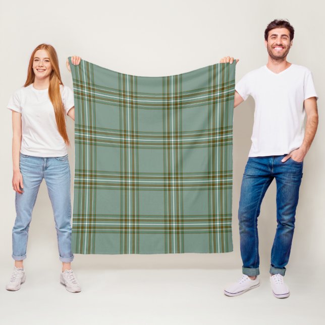 Kelly Plaid Fleece Blanket (In Situ)