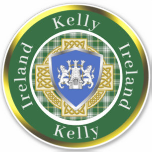 Kelly Shield & Celtic Cross Personalized