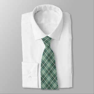 Kelly Tartan Light Green Plaid Tie