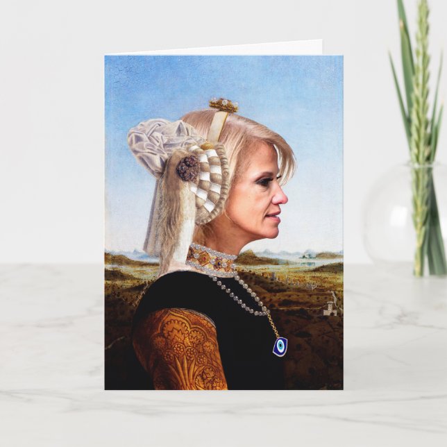 Kellyanne Conway Alt Fact Birthday Card (Front)