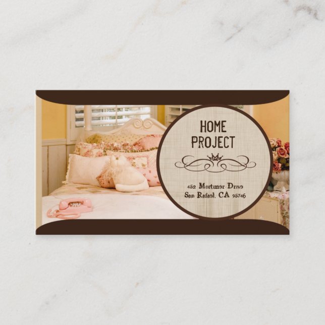 Kelly's Home Project Business Cards (Front)
