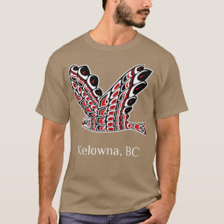 Kelowna Redailed Hawk Native Bird of Prey Art ank T-Shirt