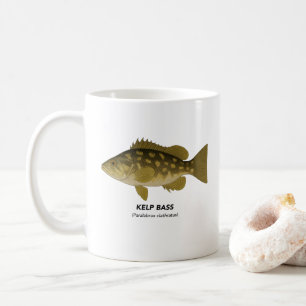 Kelp Bass – Marine Animals of California Coffee Mug