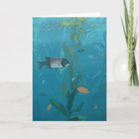 Kelp forest note card
