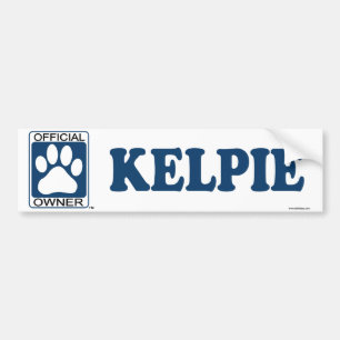 Kelpie Black Bumper Sticker