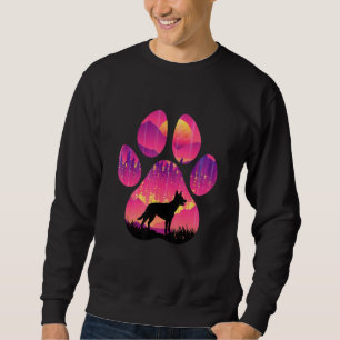 Kelpie Paw Mom Dad Dog Women Men Sweatshirt
