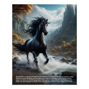 Kelpie River Spirit Poster