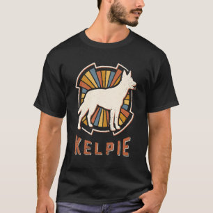 Kelpie Vintage Classic Retro Dog Love T-Shirt