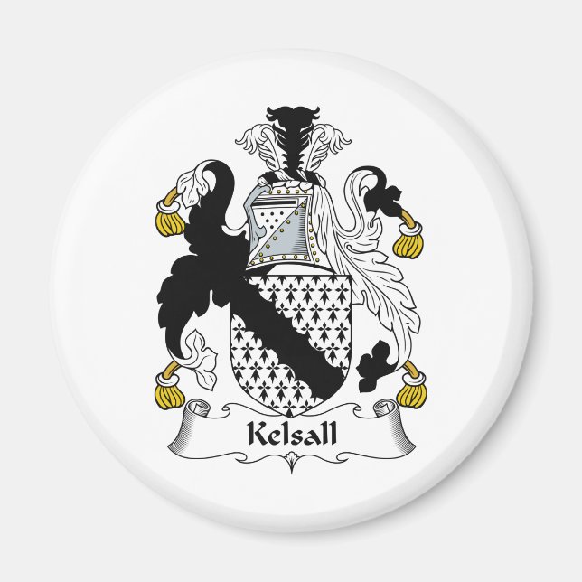 Kelsall Family Crest Magnet (Front)