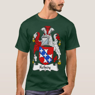 Kelsey Coat of Arms Family Crest  T-Shirt