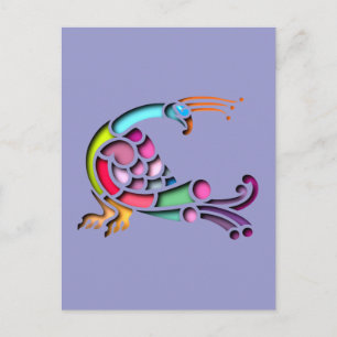 Kelten Vogel celtic bird Postcard