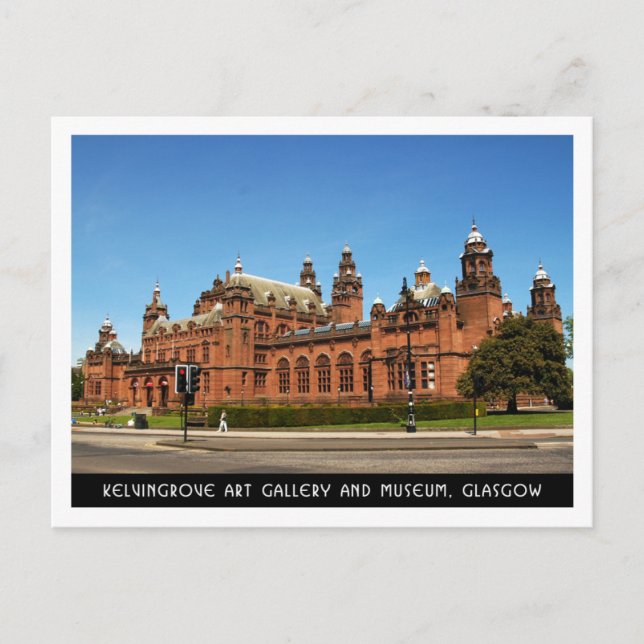 Kelvingrove Art Gallery and Museum, Glasgow Postcard (Front)