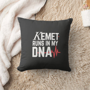 Kemet Runs in My DNA    Cushion