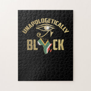 Kemetic Afrocentric Black Melanin Unapologetically Jigsaw Puzzle