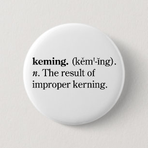 Keming 6 Cm Round Badge