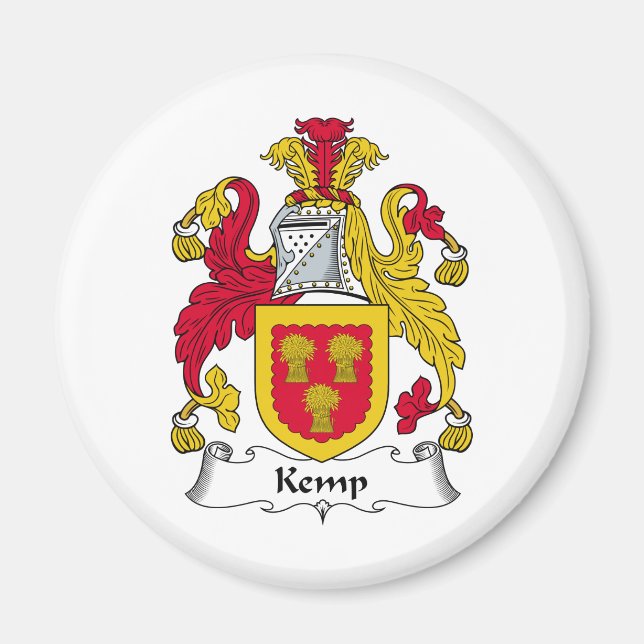 Kemp Family Crest Magnet (Front)