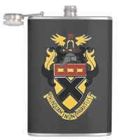 Kemper Crest Vinyl-Wrapped Flask