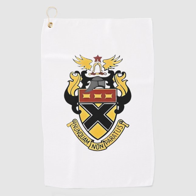 Kemper Large Crest Golf Towel  (Front)