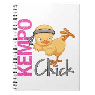 Kempo Chick Spiral Notebook