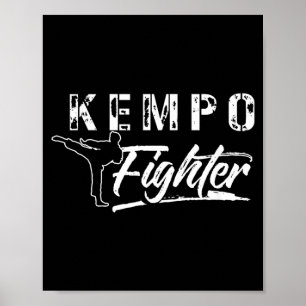 Kempo Fighter Karate Shaolin Kenpo Martial Arts Poster
