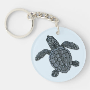 Kemp's Ridley Sea Turtle Hatchling Keychain