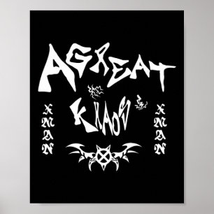 Ken Carson Merch Design Agc  Poster