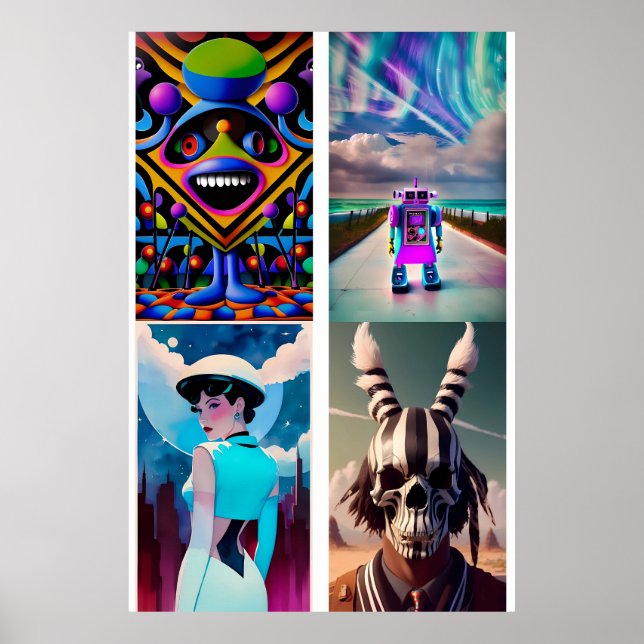 Ken Gauge 4-in-1 Pop Art Series A Poster (Front)