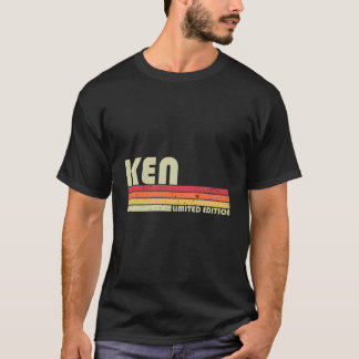 Ken Gift Name Personalised Funny Retro Vintage Bir T-Shirt