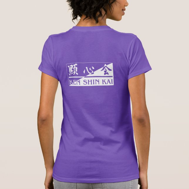 Ken Shin Kai club shirt - womens purple (Back)