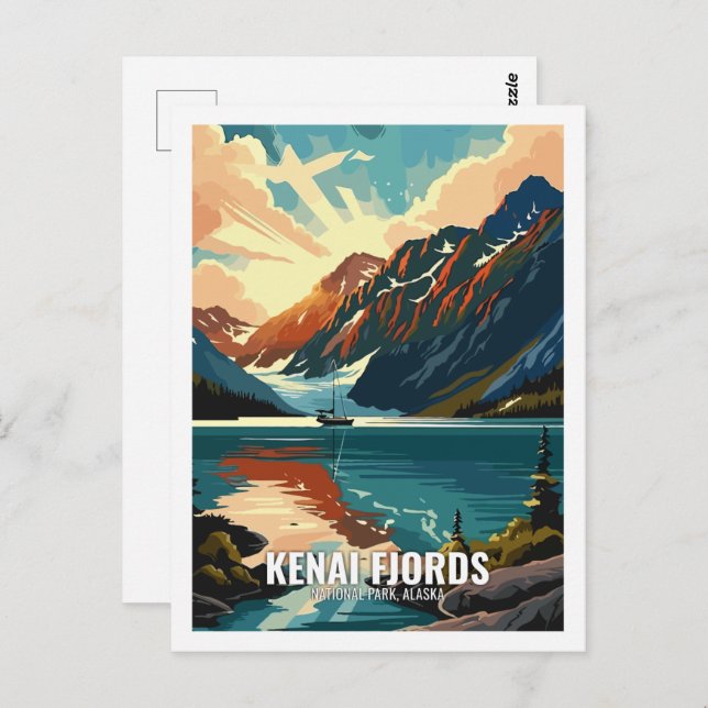 Kenai Fjords National Park Alaska USA  Postcard (Front/Back)