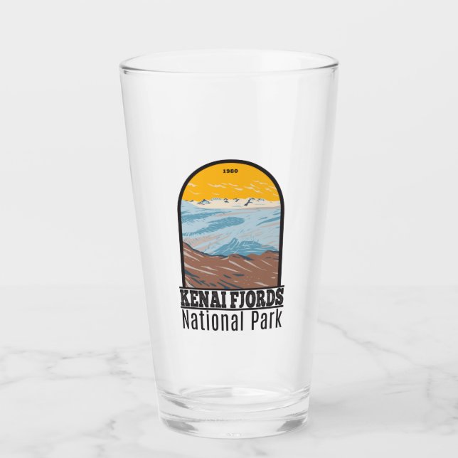 Kenai Fjords National Park Harding Icefield  Glass (Front)