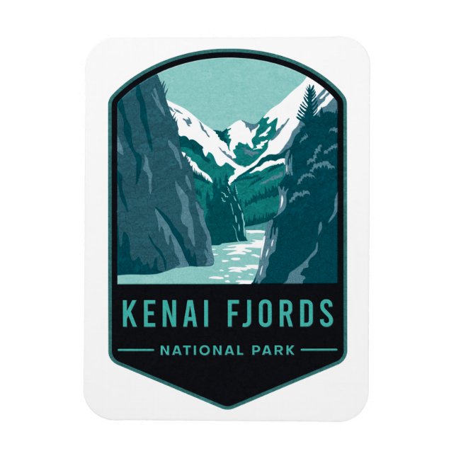 Kenai Fjords National Park Magnet (Vertical)