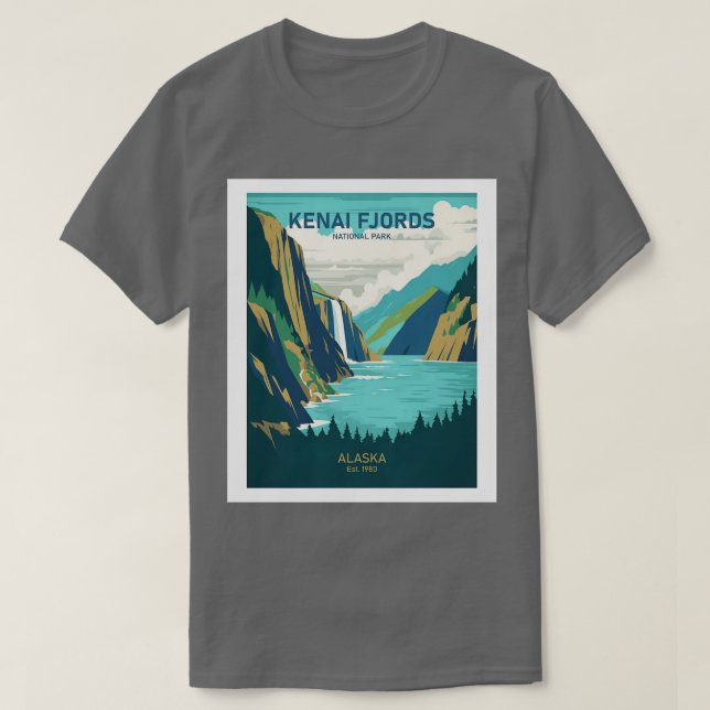KENAI FJORDS NATIONAL PARK TShirt 1 (Design Front)