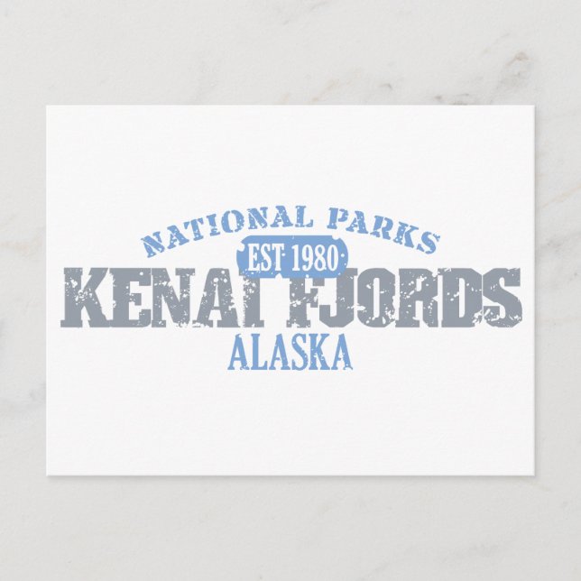 Kenai Fjords National Parks Postcard (Front)